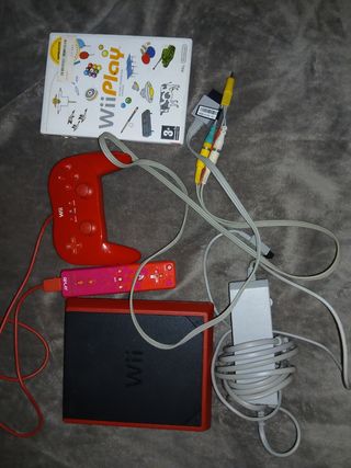 Nintendo Wii Mini Roja y Negra