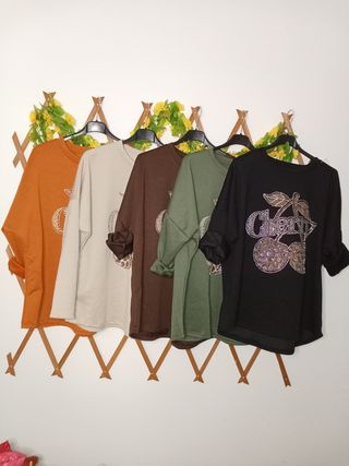 Sudadera con estampado de cerezas