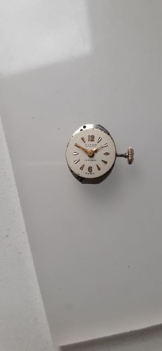 Maquinaria Reloj Titan 15 Rubis Swiss