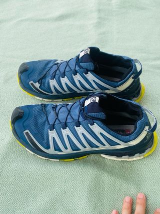 Zapatillas Salomon Azul y Amarillo