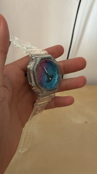 G-SHOCK Reloj Transparente Multicolor