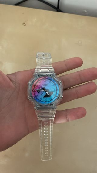 G-SHOCK Reloj Transparente Multicolor