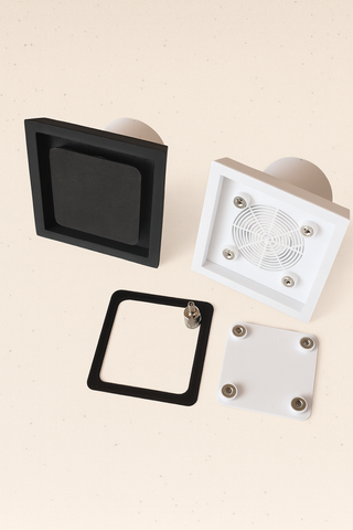 Ventilatore da incasso 100mm bianco