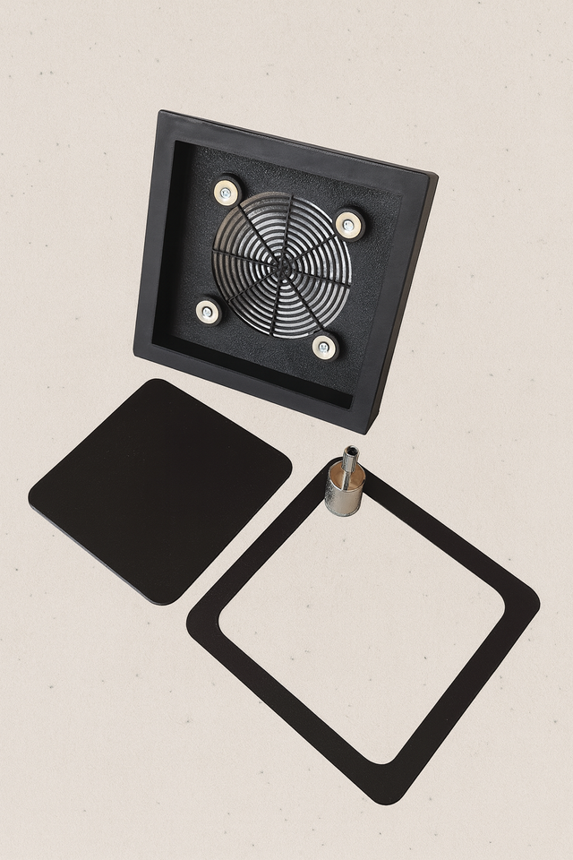 Ventilatore da incasso 100mm bianco