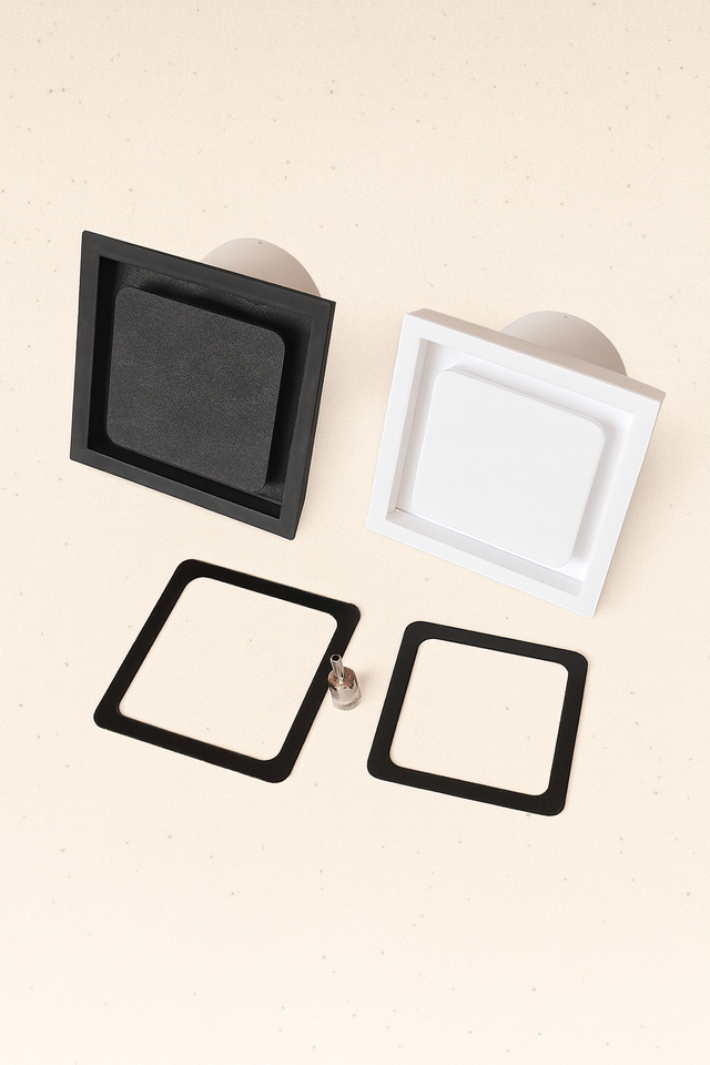 Ventilatore da incasso 100mm bianco