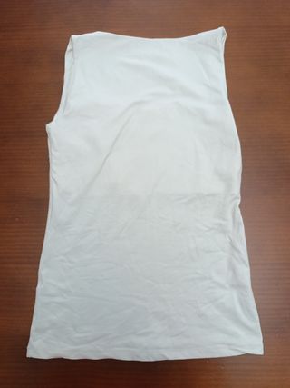Top tirantes Zara escote redondo talla M