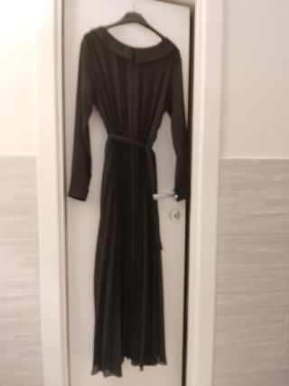 Vestito nero lungo glamour