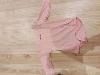 Body manga larga rosa