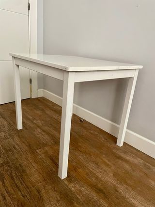 Mesa auxiliar blanca Ikea madera