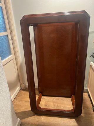 Mesa auxiliar madera y cristal Hurtado