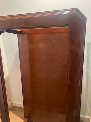 Mesa auxiliar madera y cristal Hurtado