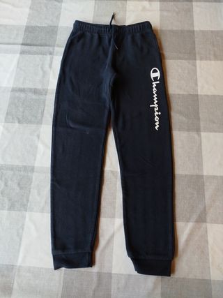 Pantalón chándal Champion Talla 12 Negro