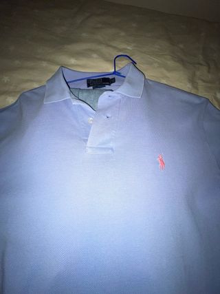 Polo Ralph Lauren manga larga azul
