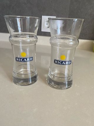 2 bicchieri in vetro Ricard