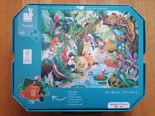 Puzzle Janod Selva 100 piezas +6 años