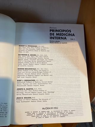 Harrison, principios de medicina interna, tomo 1y2