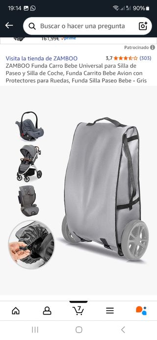 Funda de transporte para cochecito