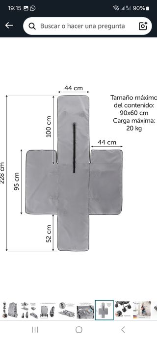 Funda de transporte para cochecito