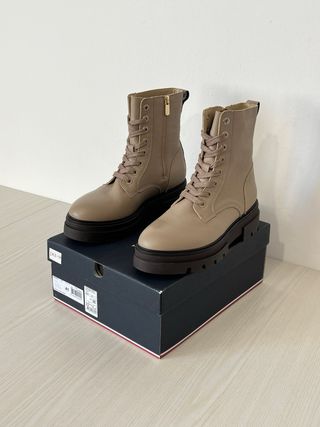 Stivaletti Tommy Hilfiger Beige Tg 41