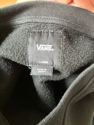 Sudadera Vans Off the Wall Negra y Blanca