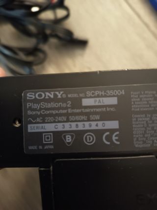 Consola PlayStation 2 Negra + 7 Juegos dos mandos 
