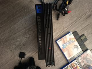 Consola PlayStation 2 Negra + 7 Juegos dos mandos 