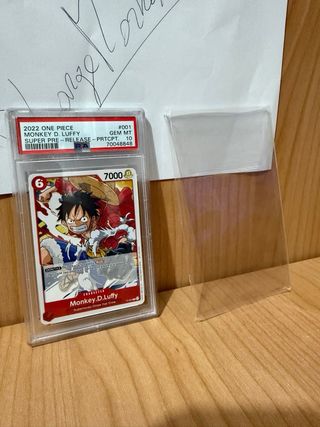 One Piece Card Game Luffy Promo Super Pre Release