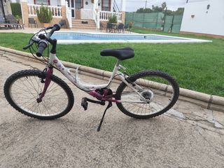 Bicicleta niña morada