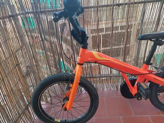 Bicicleta infantil Monty naranja