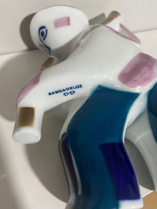 Figura de porcelana Sargadelos
