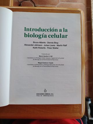 INTRODUCCION A LA BIOLOGIA CELULAR
