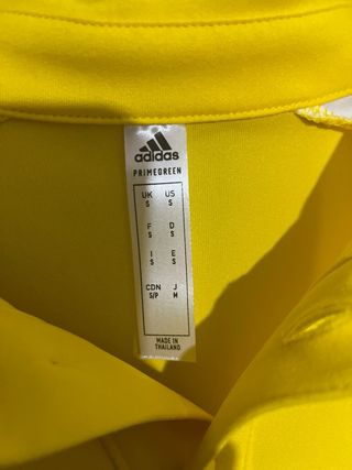Polo Adidas Amarillo Talla M