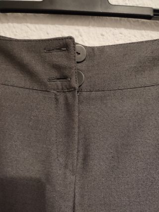 Pantalones de vestir grises señora