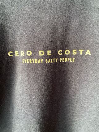 Sudadera Cero de Costa azul marino T.M
