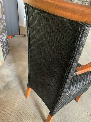 2 Sillones Ratán Natural Vintage