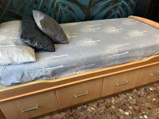 Cama nido individual con 4 cajones