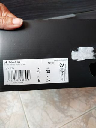 Zapatillas Puma Azul y Beige