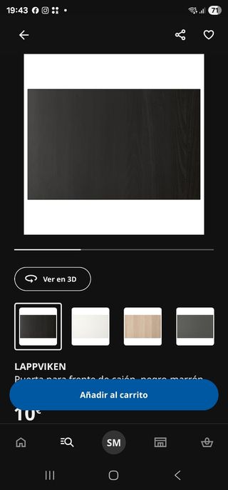 Puerta BESTÅ VARA IKEA 60x38 cm