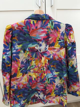 Traje Chaqueta Rocío Osorno Talla M Multicolor