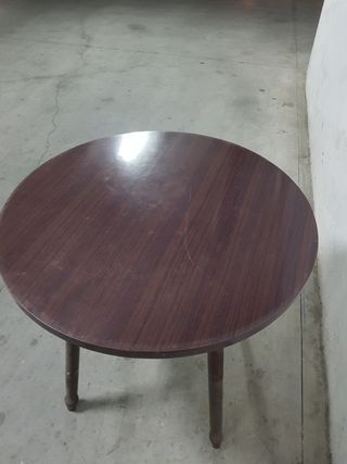 Mesa camilla vintage de madera