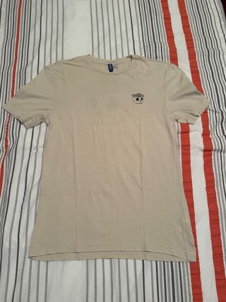 Camiseta H&M Beige Talla S