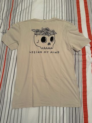 Camiseta H&M Beige Talla S