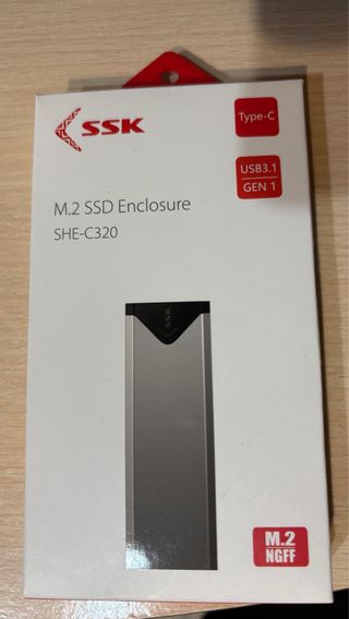 Adaptador Caja SSD M.2 a USB 3.1 Type-C