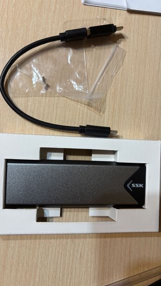 Adaptador Caja SSD M.2 a USB 3.1 Type-C