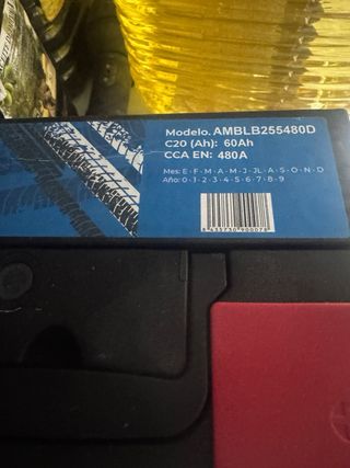 Batería de coche AMB alto rendimiento