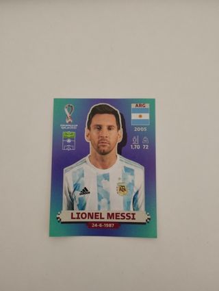 Cromo Messi Mundial Qatar 2022