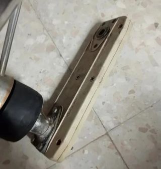 Volante  con piña y cable dirección barco pesca