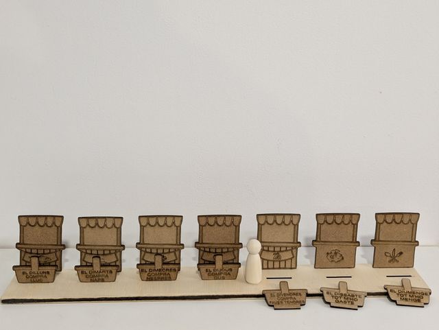 Calendario semanal La masereta