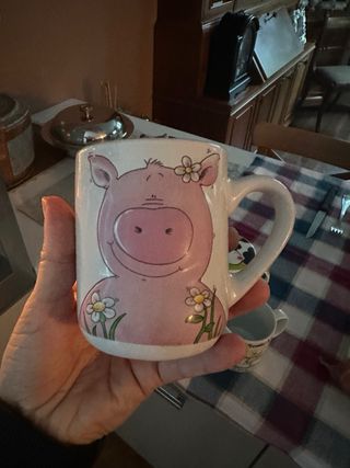 Set 3 Tazze Ceramica