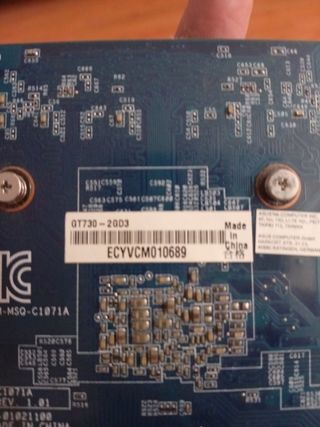 Tarjeta Gráfica Asus GT730 2GB GDDR3